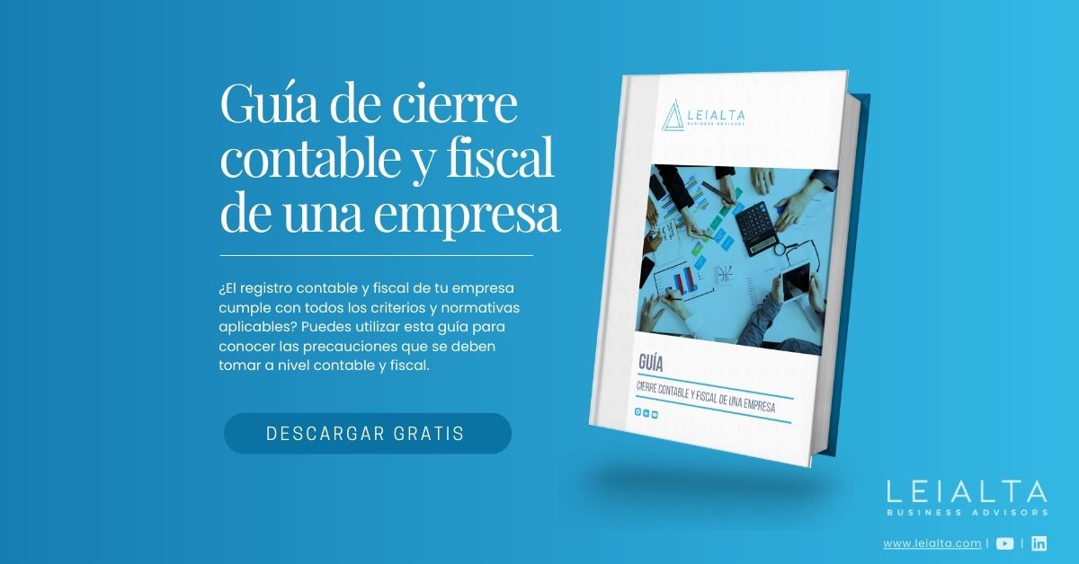 Guía de cierre contable y fiscal de Leialta