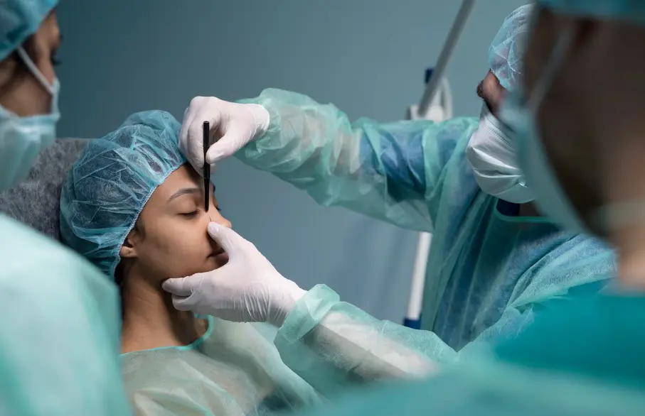 Intervención de cirugía plástica