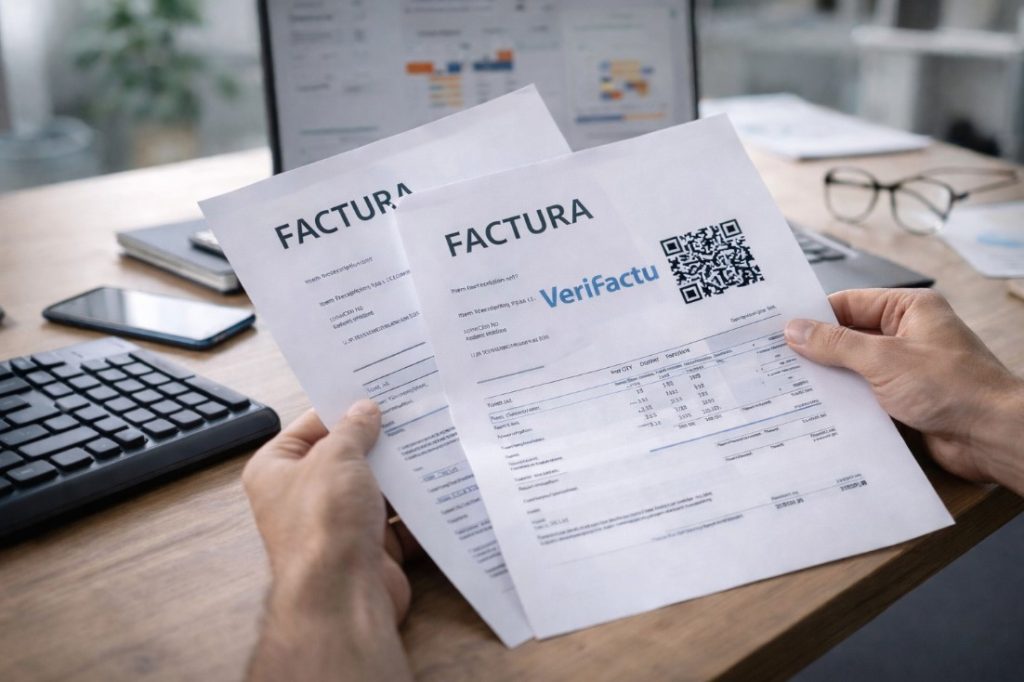 Facturas con Verifactu