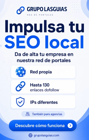 Alta en los buscadores de Grupolasguias con enlaces dofollow