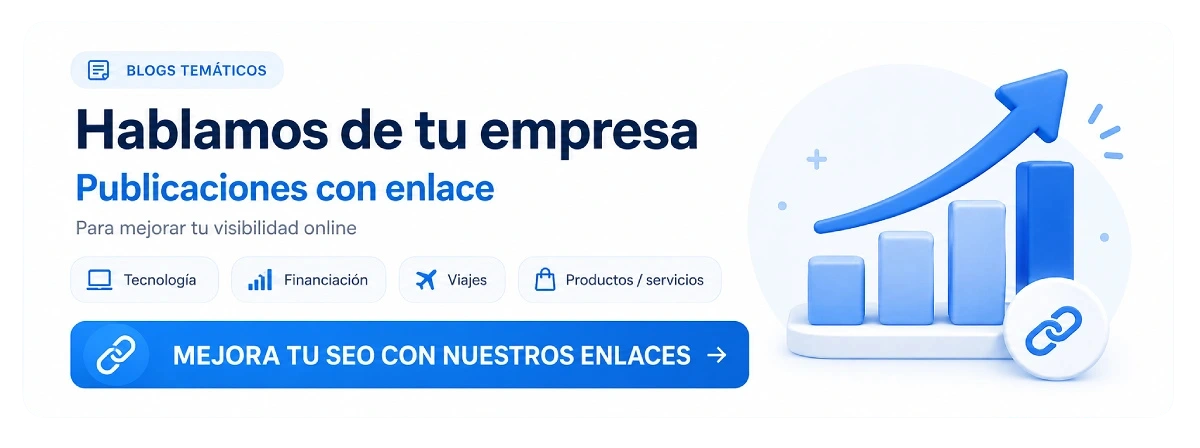 Publicamos artículos sobre empresas, productos y servicios en nuestros blogs especializados