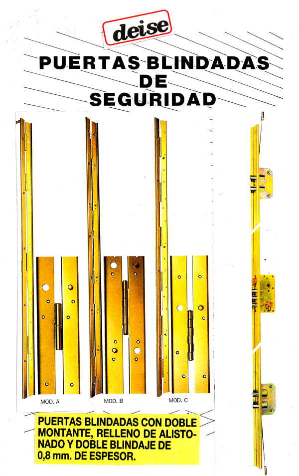 Puertas blindadas de seguridad